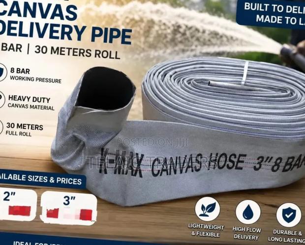 3 Inches 30 Metres Canvas Delivery Pipe