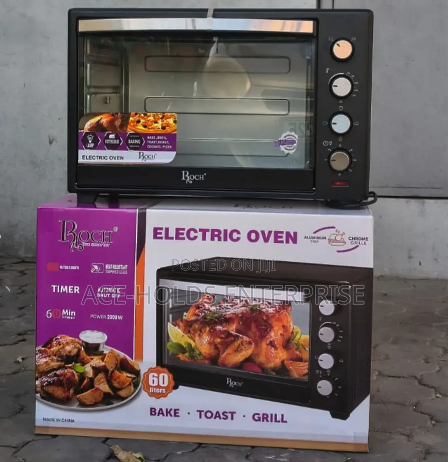 Roch Electric Ovens Reo-60lm-G (B) – 60 Litres Capacity