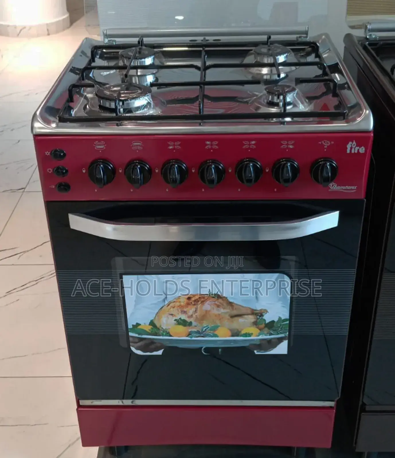Ramtons Full Gas Standing Cooker - 4 Gas 50*50 (Eb303)
