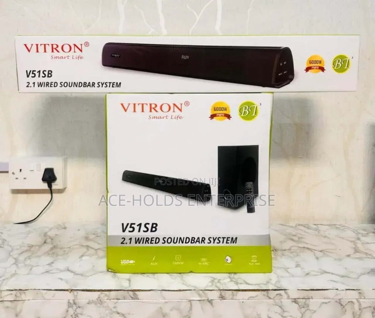2.1ch - Wired Soundbar - Vitron V51sb