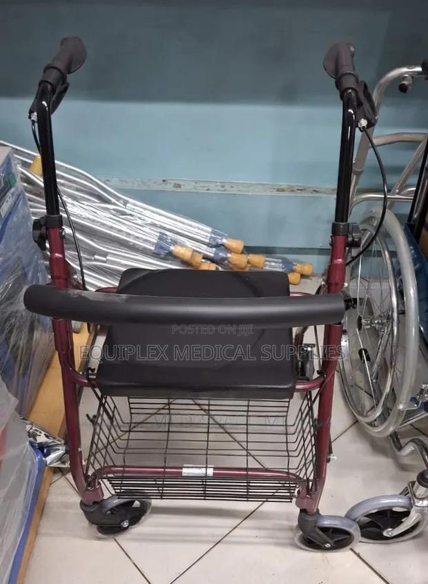 Rollator Walker With Seat and Brakes