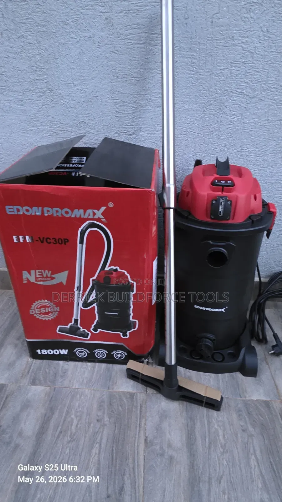 Edon 1800watts Wet Dry Vacuum Cleaner