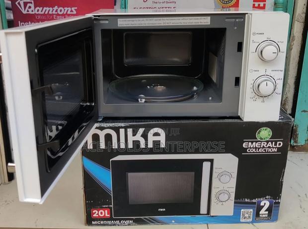 Mika Microwave Oven - 20 Litres Manual/ Analog (White) - thumbnail 2