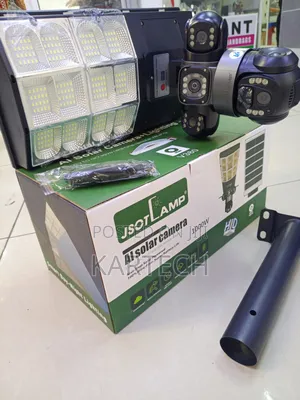 Jsot V380 2 in 1 Ai Solar Camera 1000w Outdoor Security Street Light