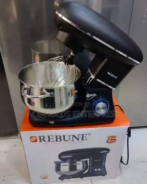 Rebune Stand Mixer - 7 Litres Mix Capacity (Stainless Steel Bowl)
