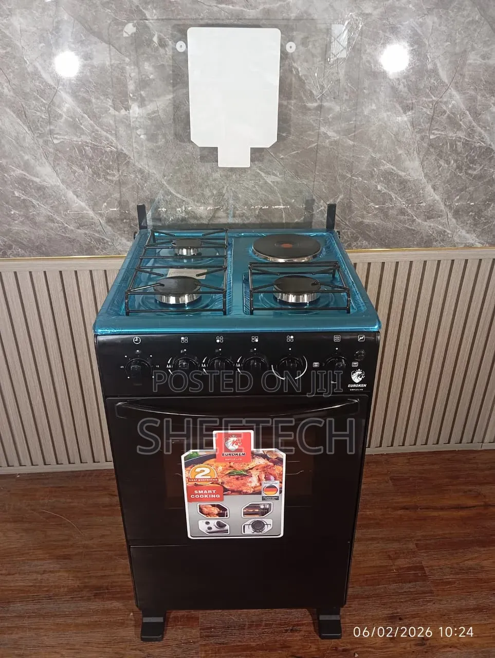 50*55 Euroken 3+1 Standing Cooker