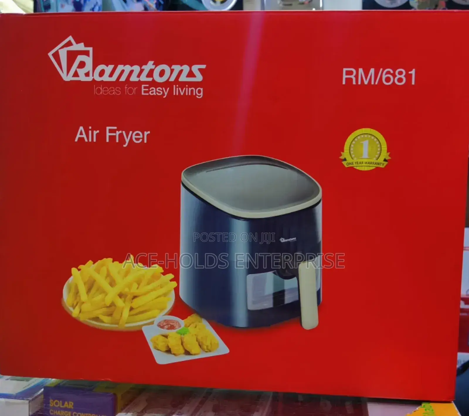 Ramtons Air Fryer - Oil Free Rm/681 (6 Litres)