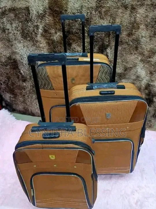 Zipper Suitcases Bags Set