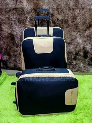 Zipper Suitcases Bags Set