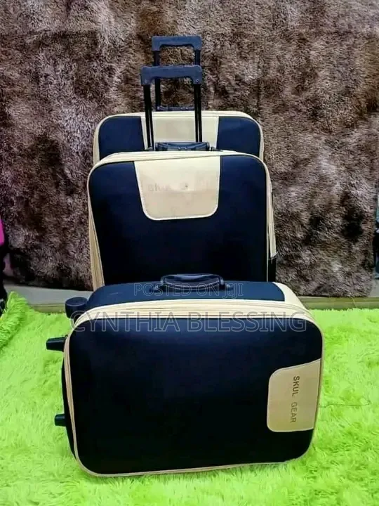 Zipper Suitcases Bags Set