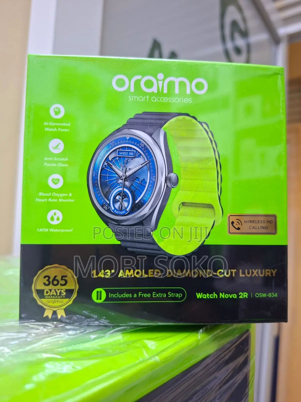 Oraimo Watch Nova 2r 1.43" Amoled 35-Day Standby Smart Watch