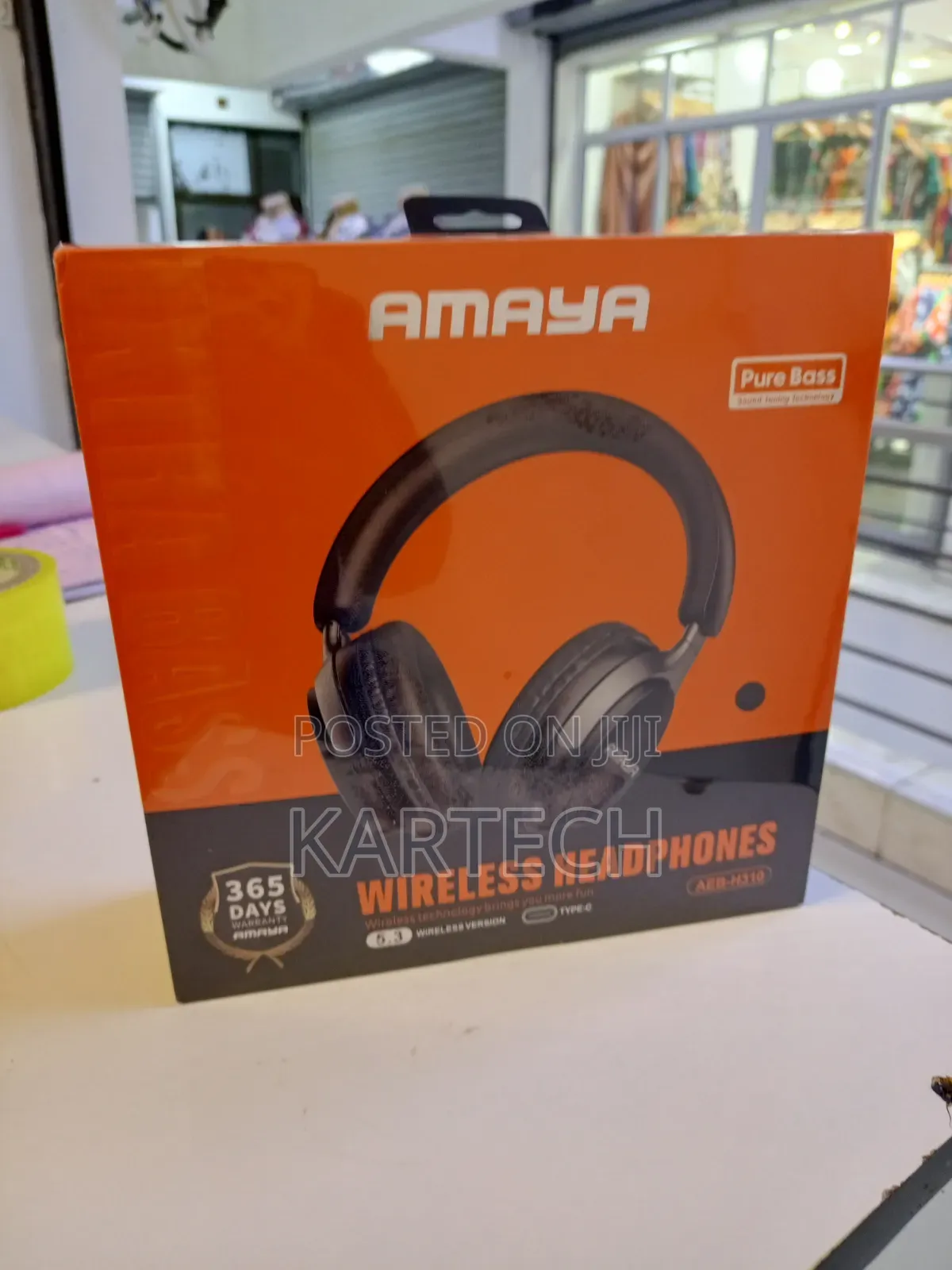 Amaya Aeb-H310 Wireless Headphones Over-Ear Headset