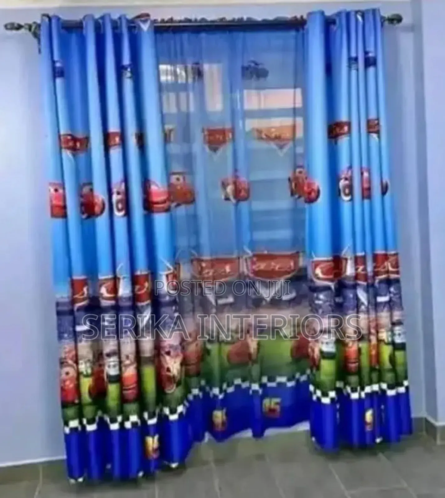 Cartoon Characters Curtains Curtains Environmental Friendly Justice