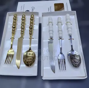 3 PCS Aesthetic Unique Handle Cutlery Set