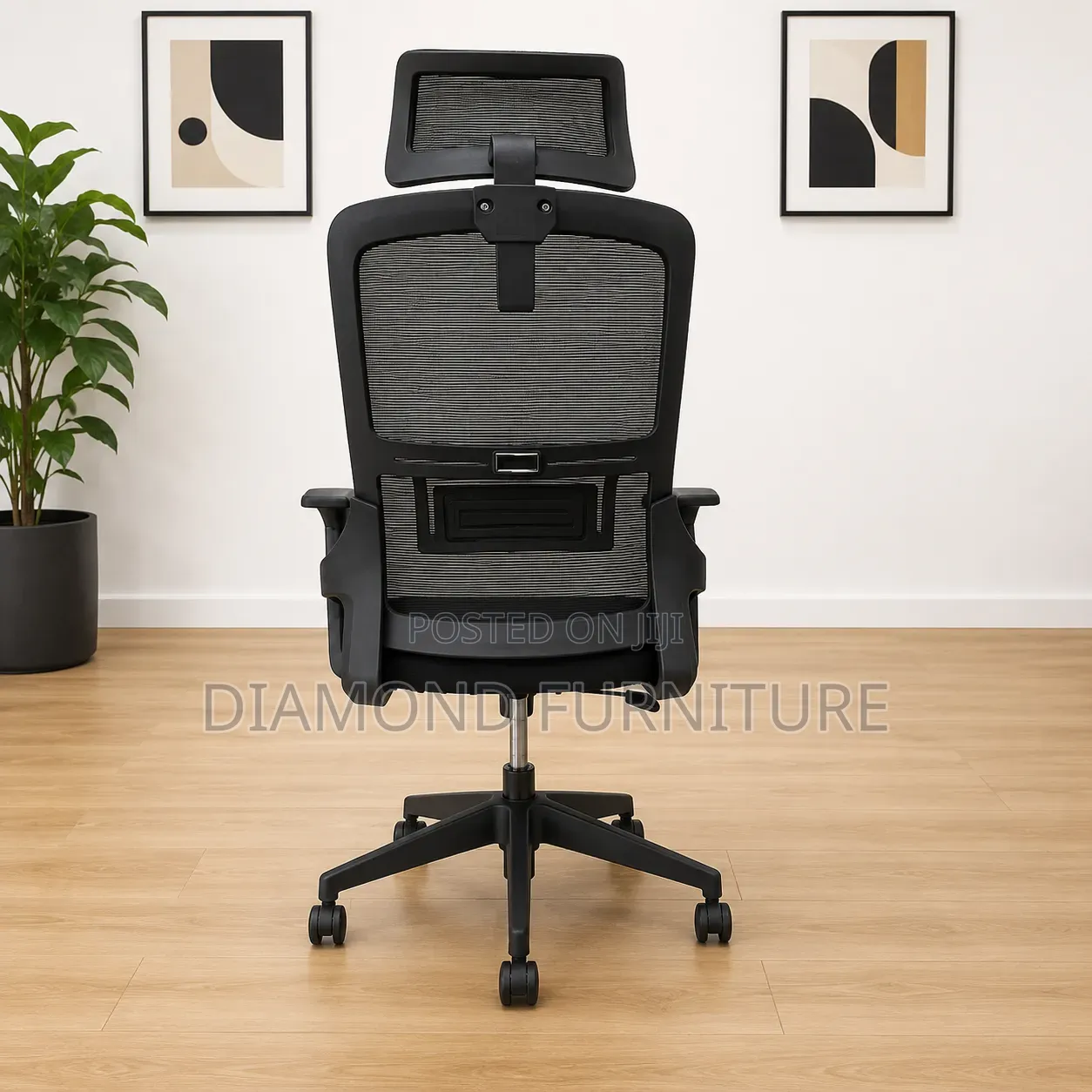 Ergonomic High Back Mesh Office Chair With Headrest Lumbar Support