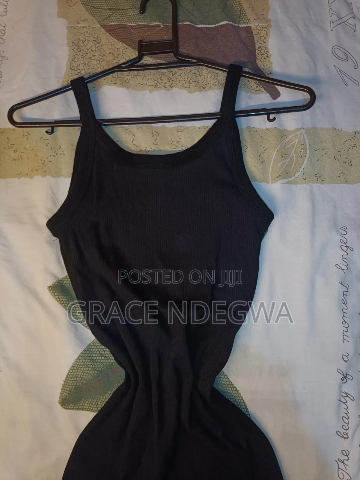 Black Midi Bodycon Dress