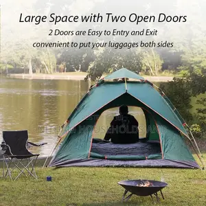Outdoor Camping Tent Big (3–4 Person)