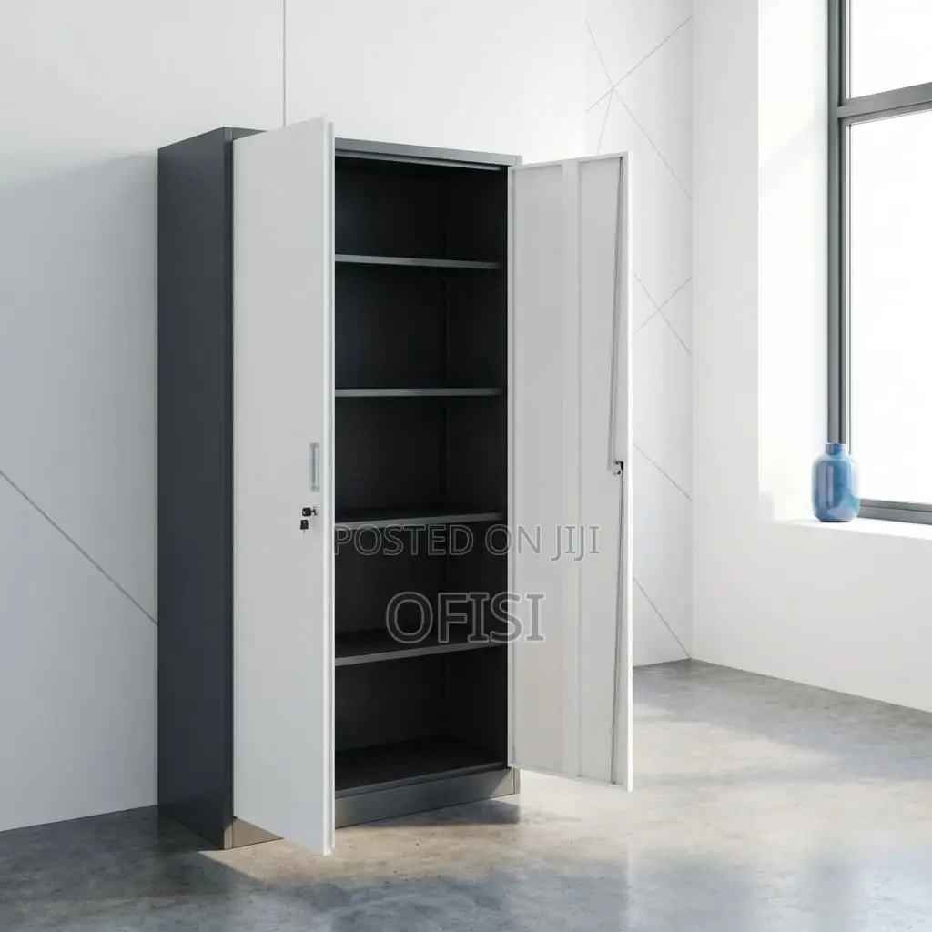 Office Cabinet; Full Metallic Office Cabinet With Adjustable Shelves