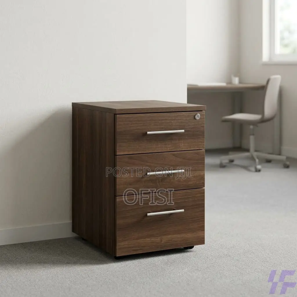 Office Cabinet; 3 Drawer Movable Pedestal Cabinet