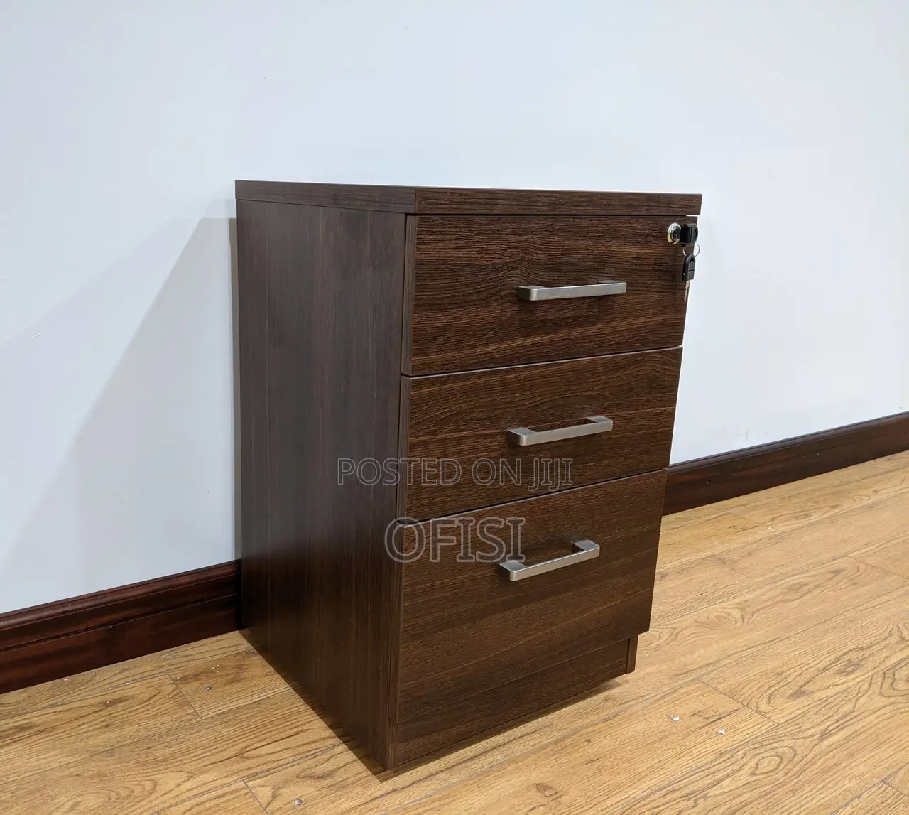 Office Cabinet; 3 Drawer Movable Pedestal Cabinet