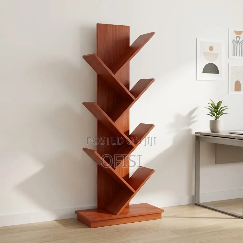Bookshelf; Modern Tree Shaped Standing Bookshelf