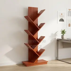 Bookshelf; Modern Tree Shaped Standing Bookshelf