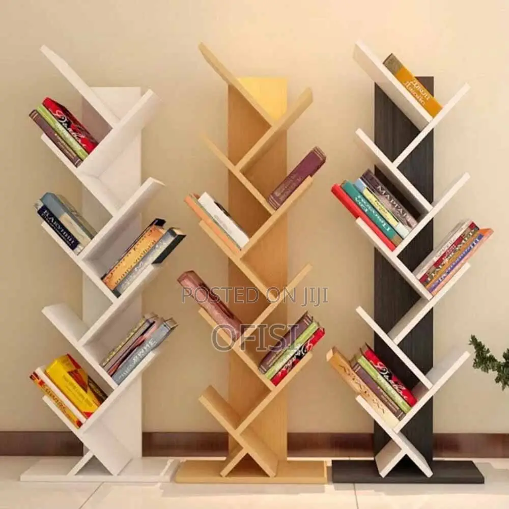 Bookshelf; Modern Tree Shaped Standing Bookshelf