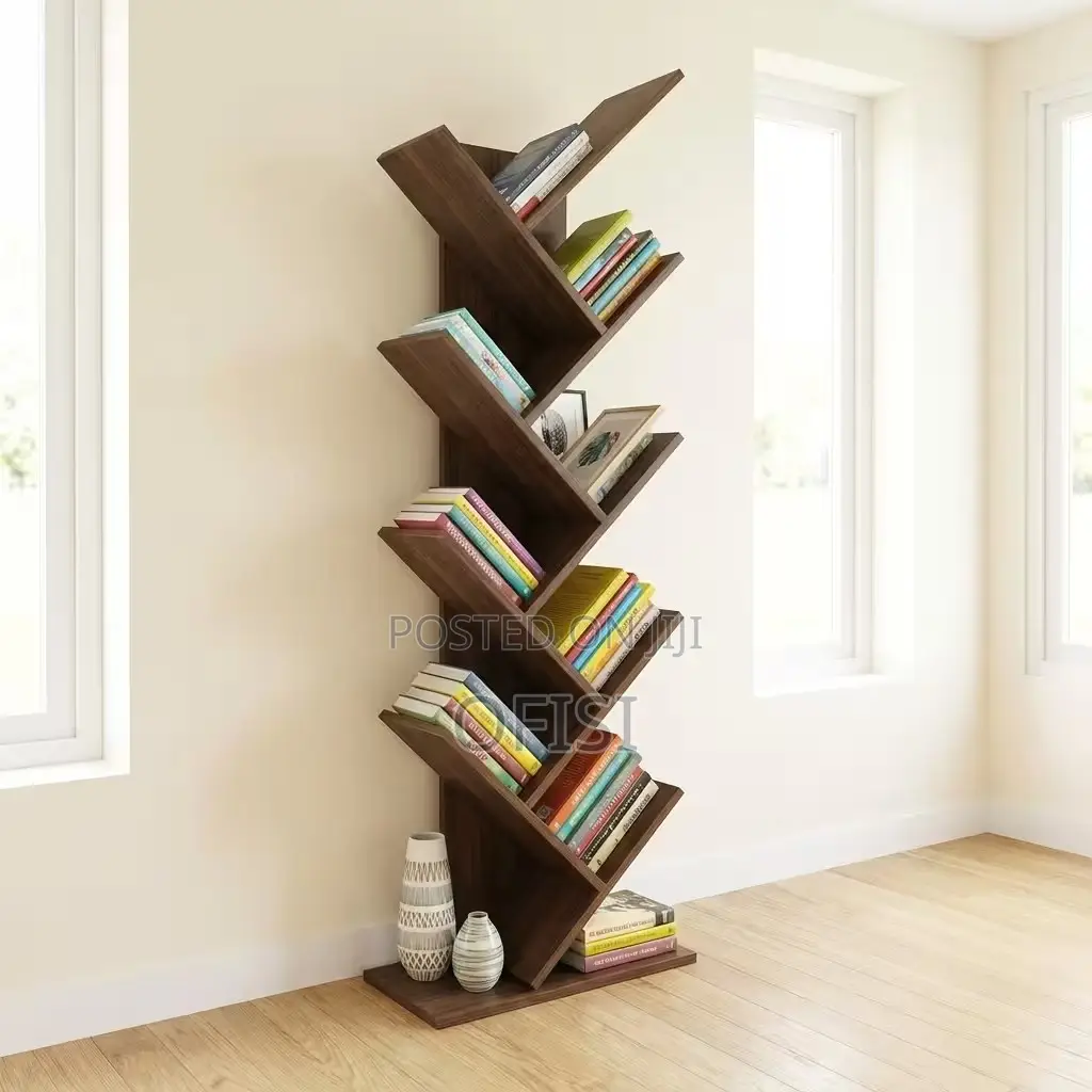Bookshelf; Modern Tree Shaped Standing Bookshelf