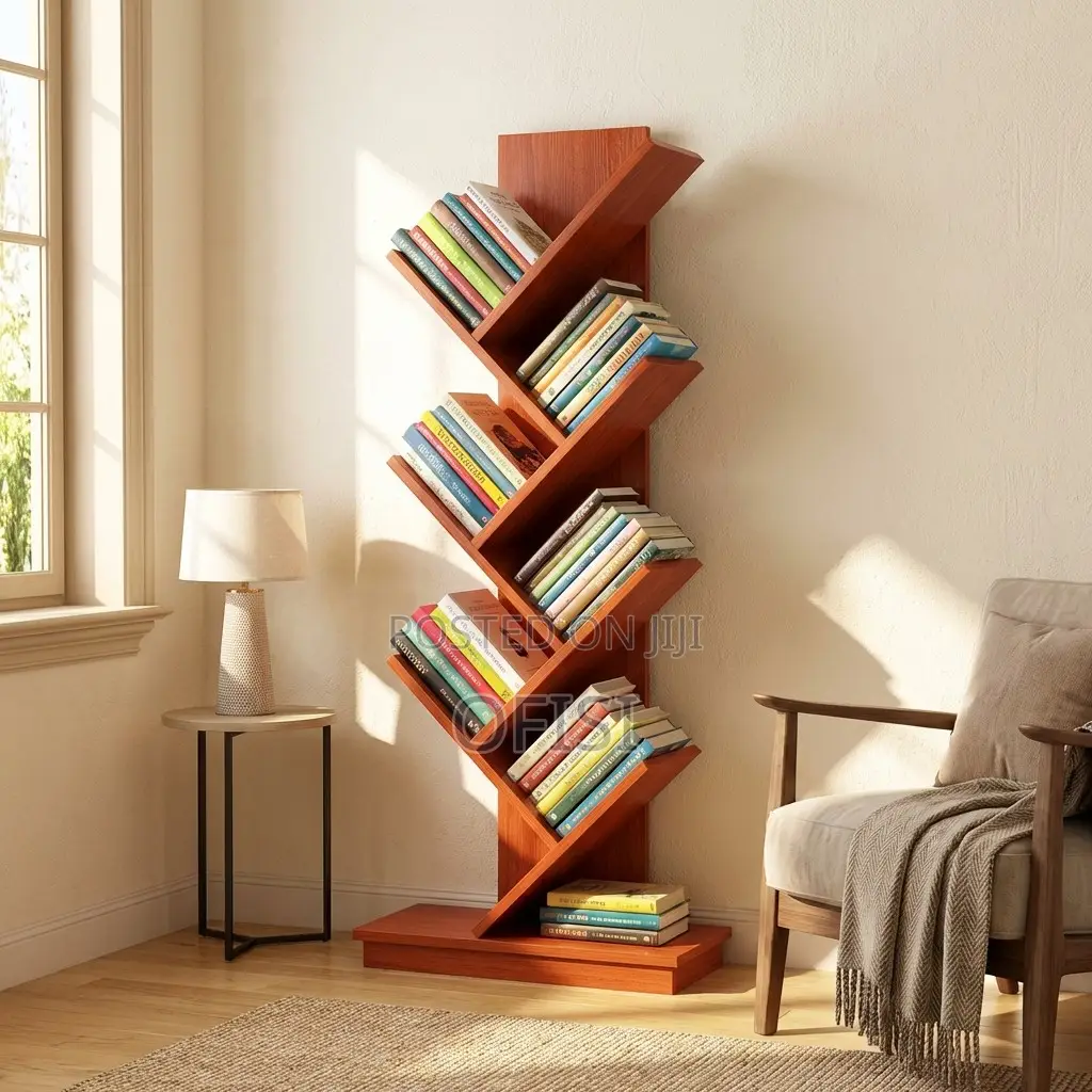Bookshelf; Modern Tree Shaped Standing Bookshelf