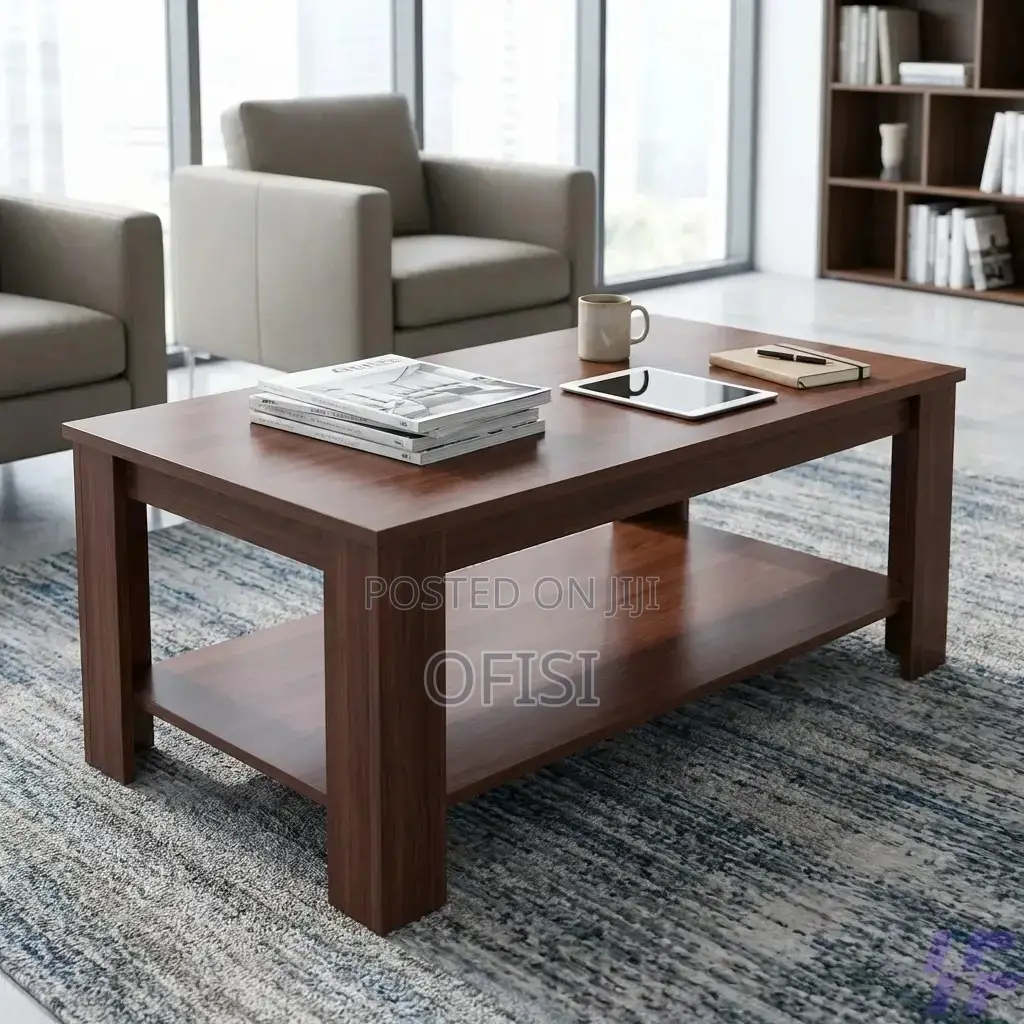 Coffee Table; Executive Mahogany Office Coffee Table