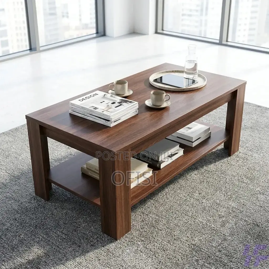 Coffee Table; Executive Mahogany Office Coffee Table