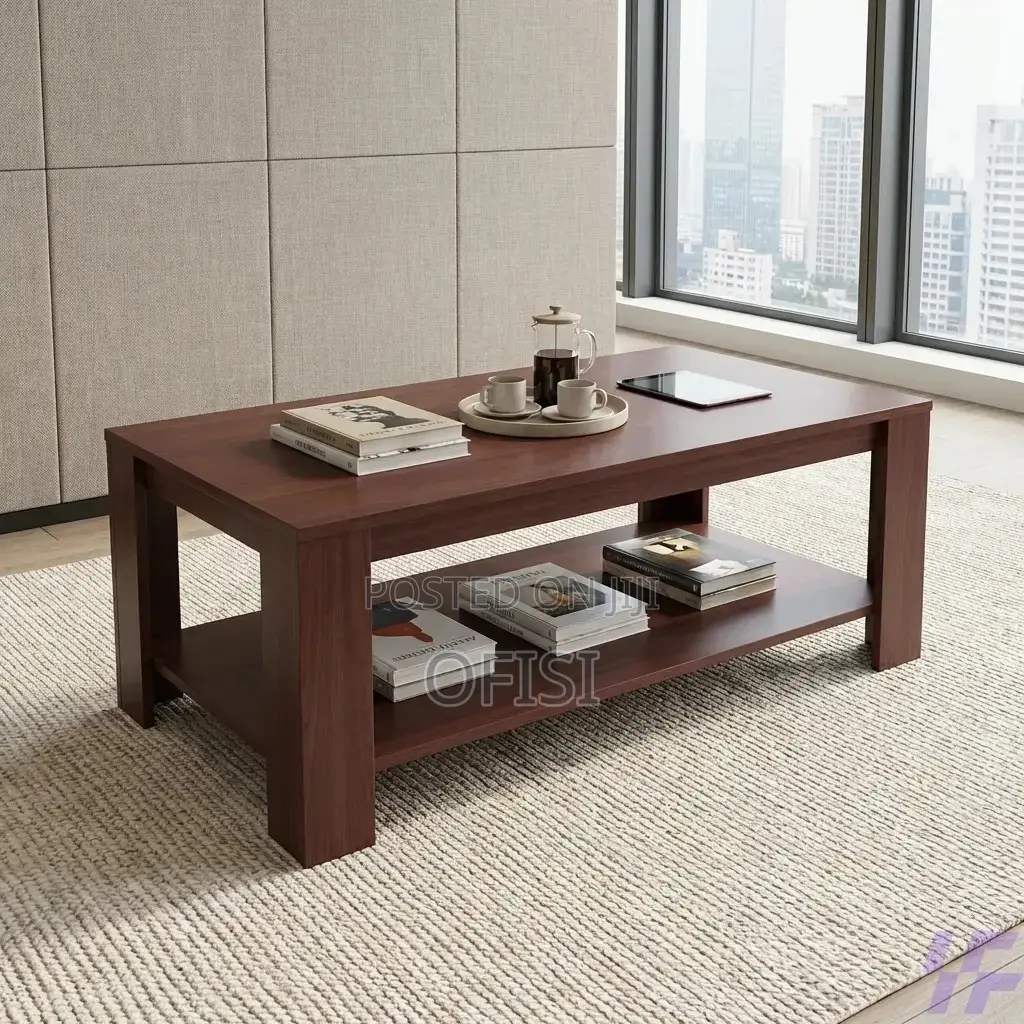 Coffee Table; Executive Mahogany Office Coffee Table