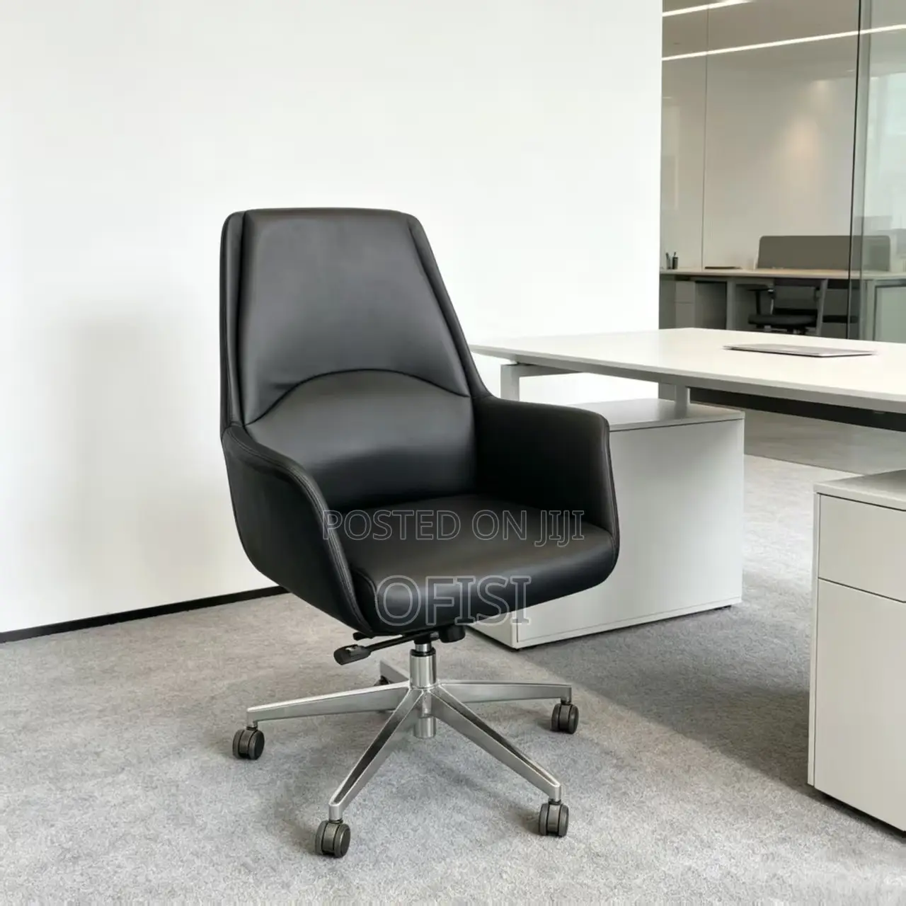 Office Chair; Executive Leather Office Chair