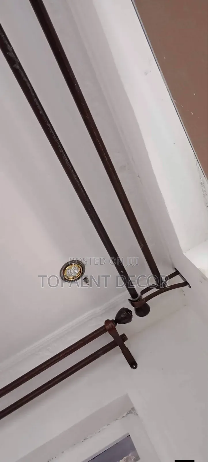 Strong Support , Beautiful Presentation, Powder Coated Window Rods