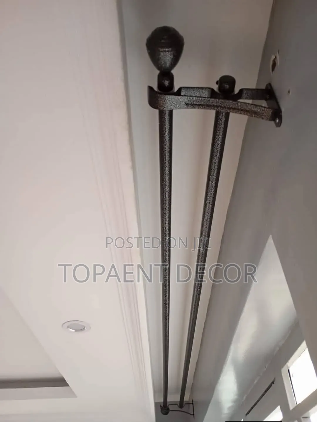Strong,Sleek Reliable Rods Powder Coated Curtain Rods