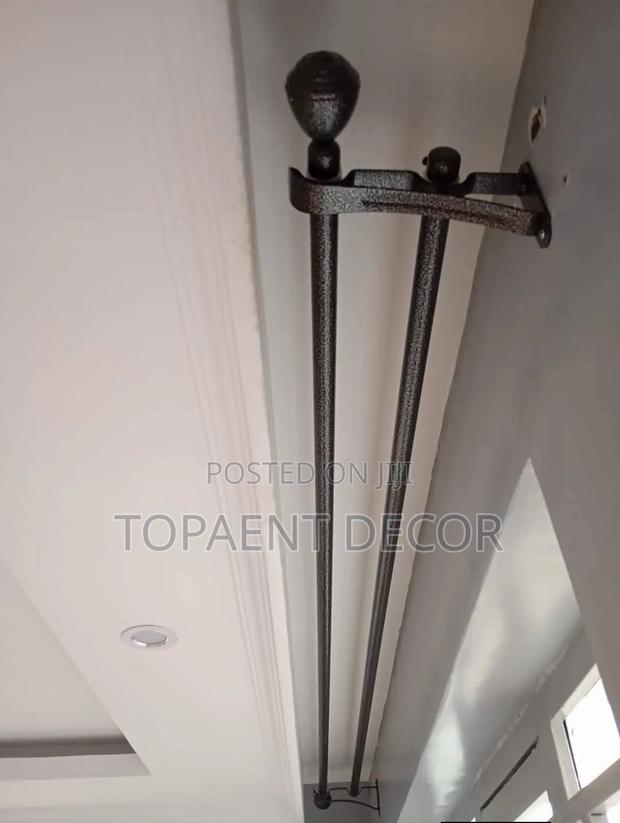 Strong,Sleek Reliable Rods Powder Coated Curtain Rods