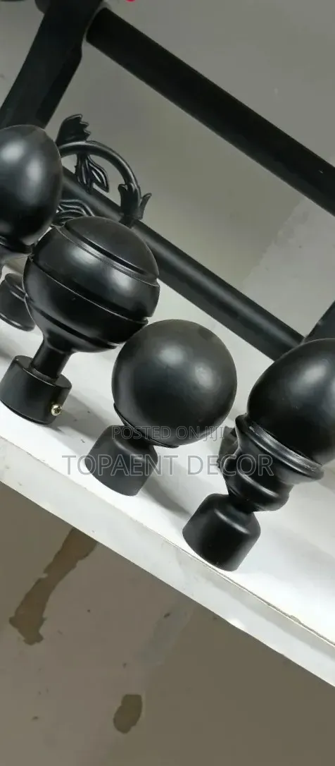 Black Different Designs Powder Coated Rods Flowers