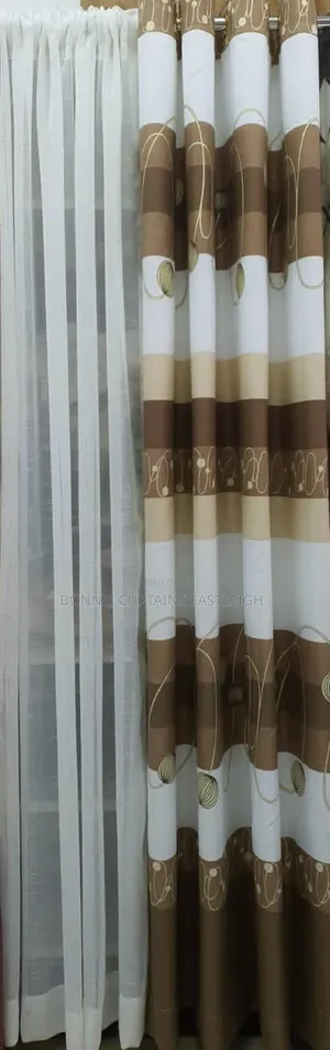 Modern Brown Curtains With Rings