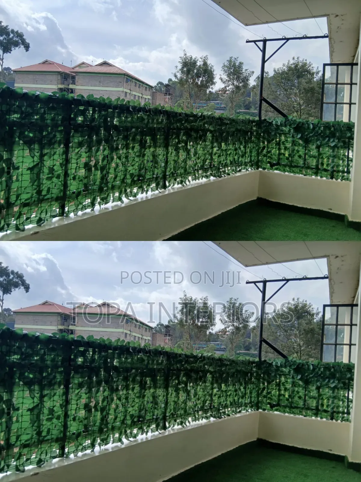 Green Wall Screen Artificial Privacy Fence for Balcony and Garden