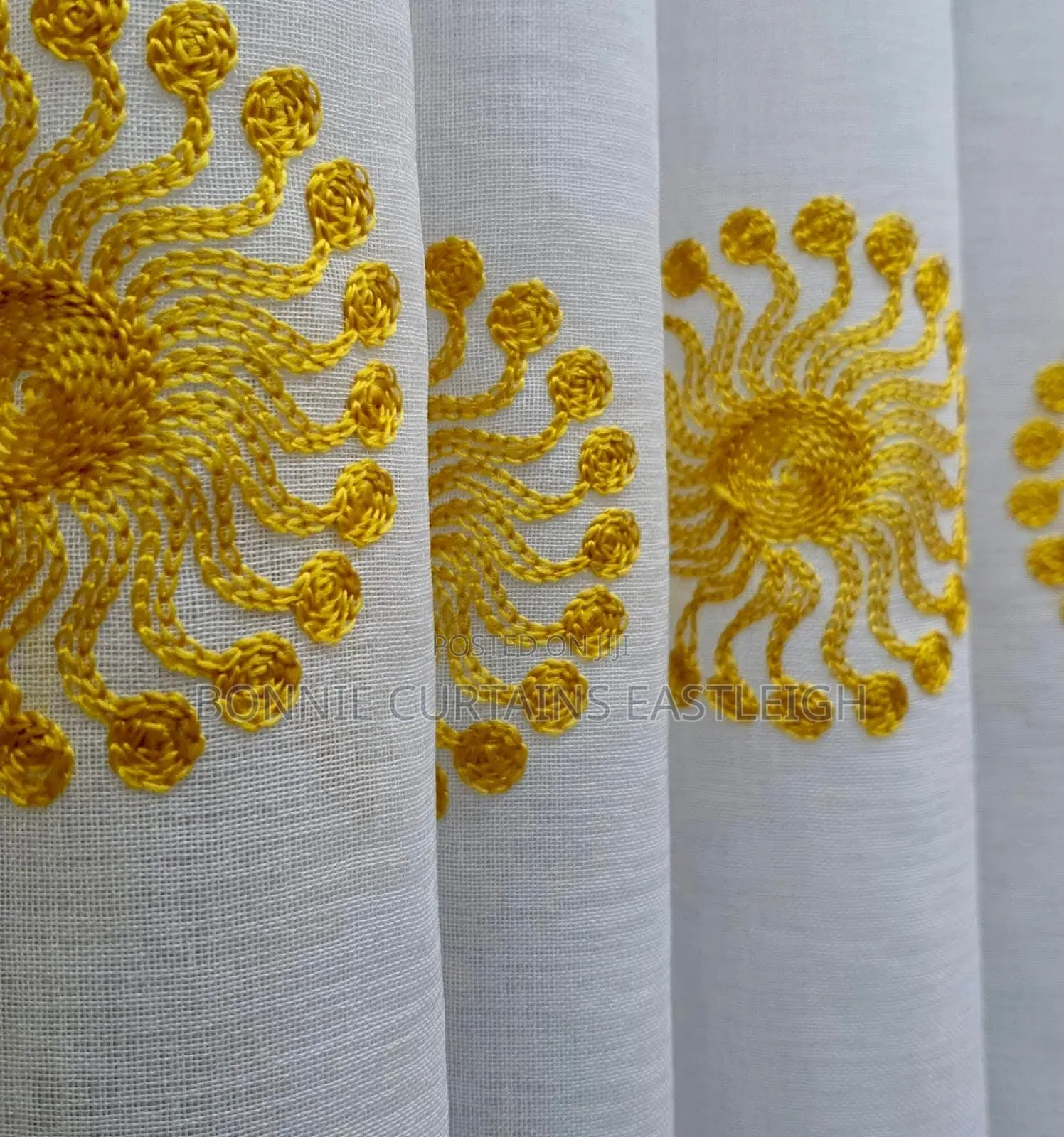 Modern Yellow Curtains With Sheers