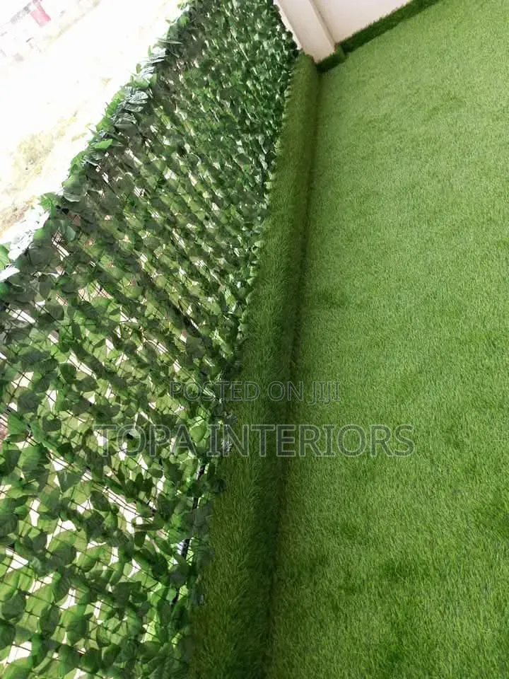 Balcony Dust Trap Decorative Artificial Green Fencing Mesh Fence