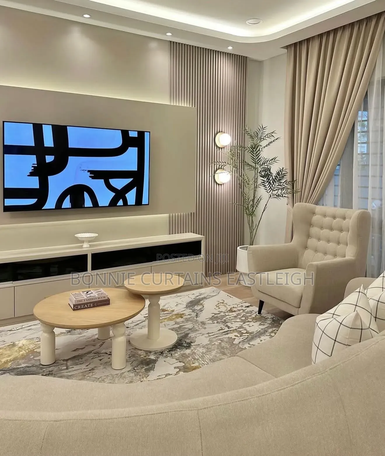 Motorized Modern Curtains and Sheers