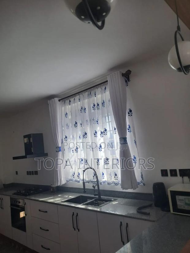 White Kitchen Window Curtains Set Decorative Kitchen Privacy Curtains