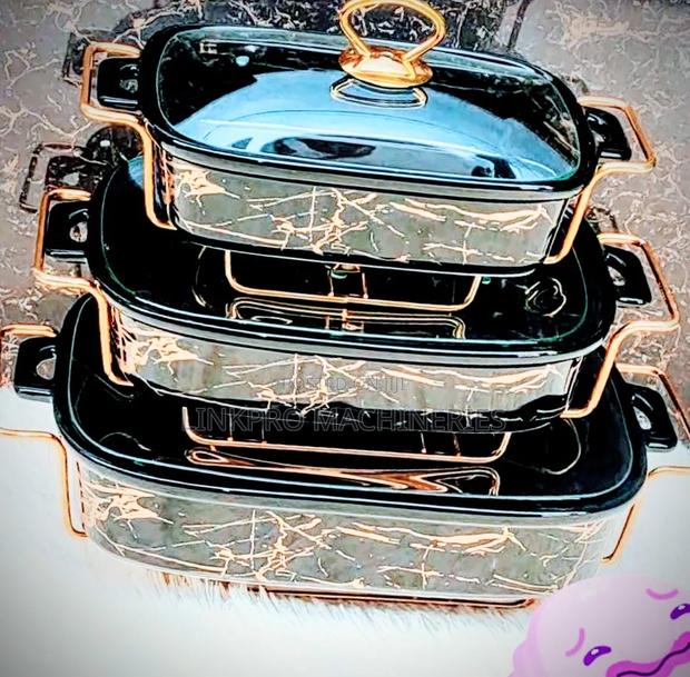 3 PCS Ceramic Chaffing Dishes