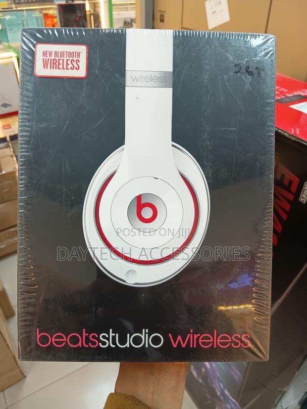 These Are Beats by Dr. Dre Studio Wireless Headphones in White.