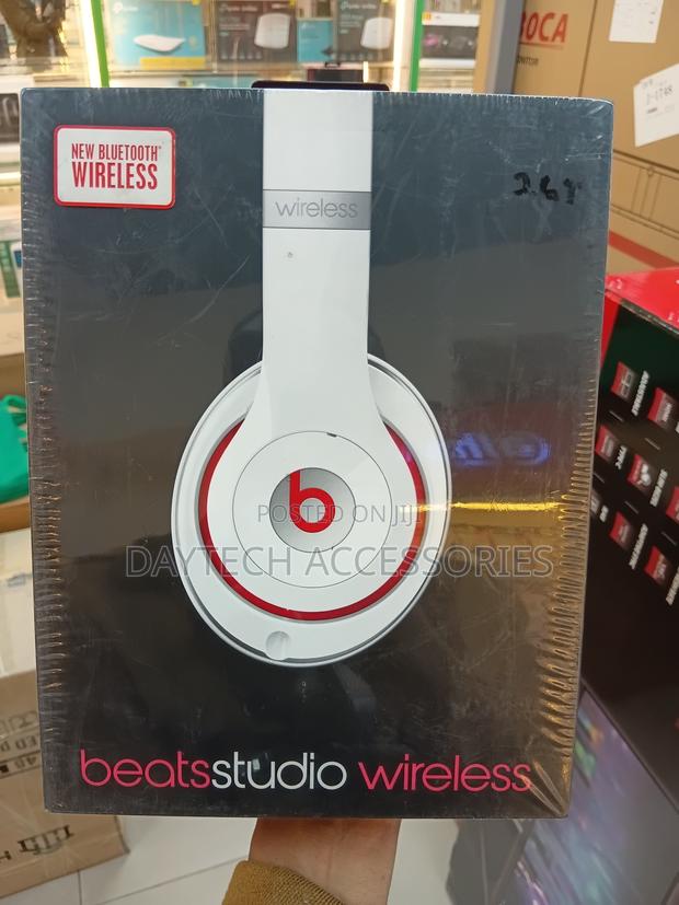 These Are Beats by Dr. Dre Studio Wireless Headphones in White. - thumbnail 3