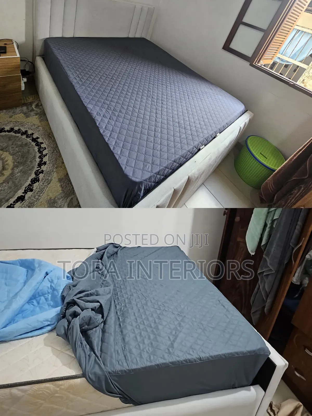 Quiet Sleep Quilted Waterproof Mattress Protectors With Fitted Edges