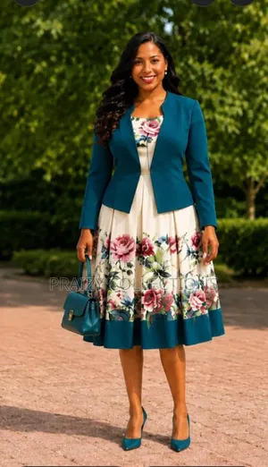 Floral Dress + Coat for Mama