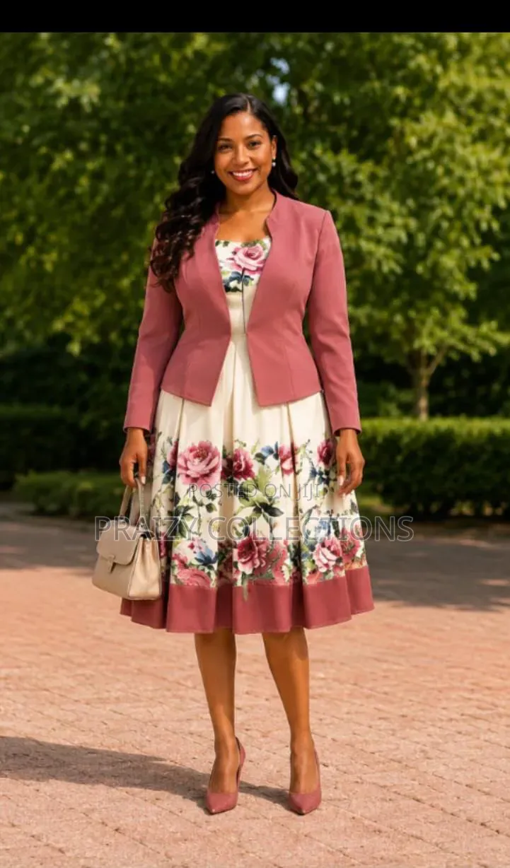 Floral Dress + Coat for Mama