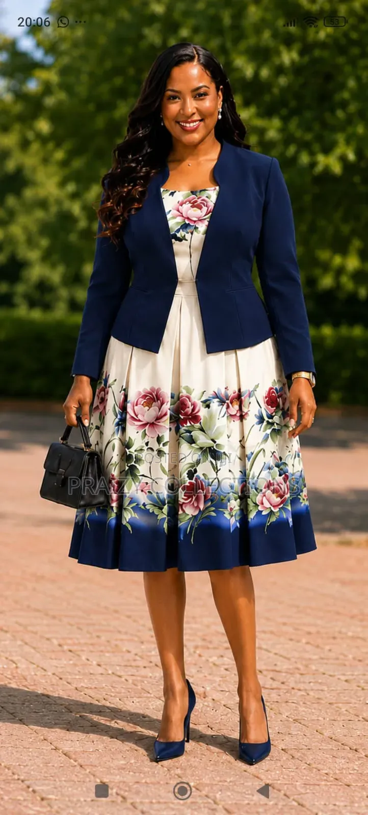 Floral Dress + Coat for Mama
